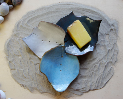 Seifenschalen-Lindenblätter